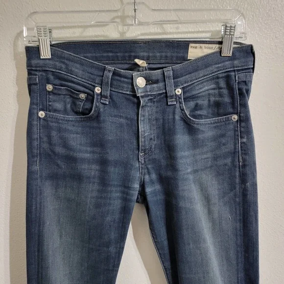 Rag & Bone 'Loreto' Skinny Dark Wash Jeans - Picture 4 of 13